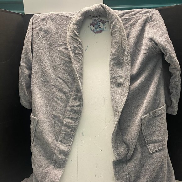 Company Store CC MENS LONG ROBE S SILVER - Picture 2 of 4